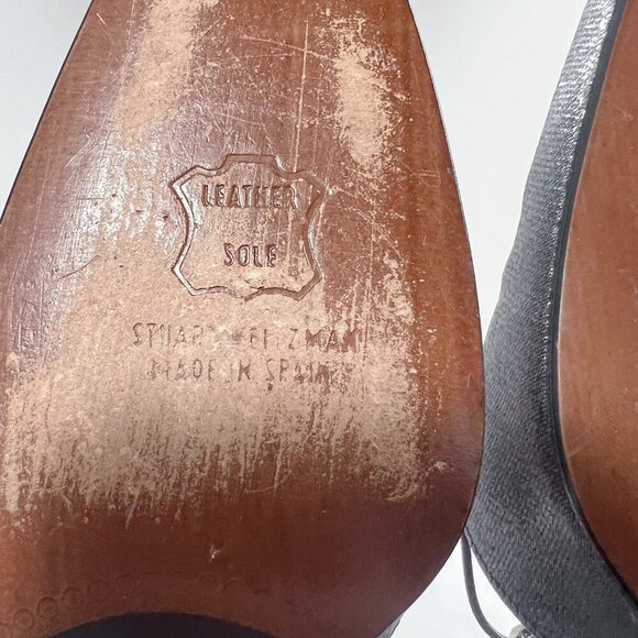 90s Vintage Stuart Weitzman Rondex Heels Silver Kitten Heel Pump Size 8.5 AA - Picture 5 of 9